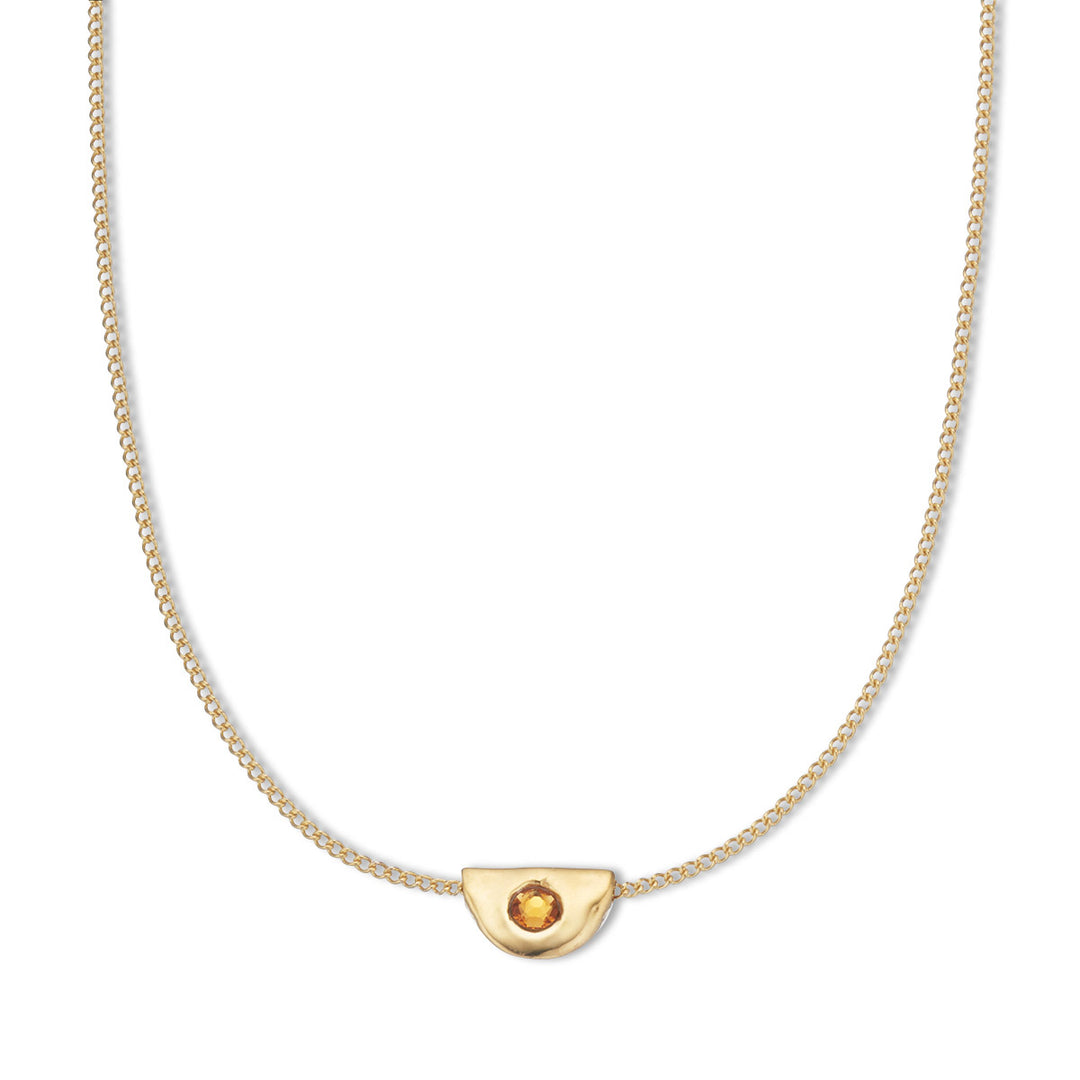 Birthstone Necklace - November - Citrine