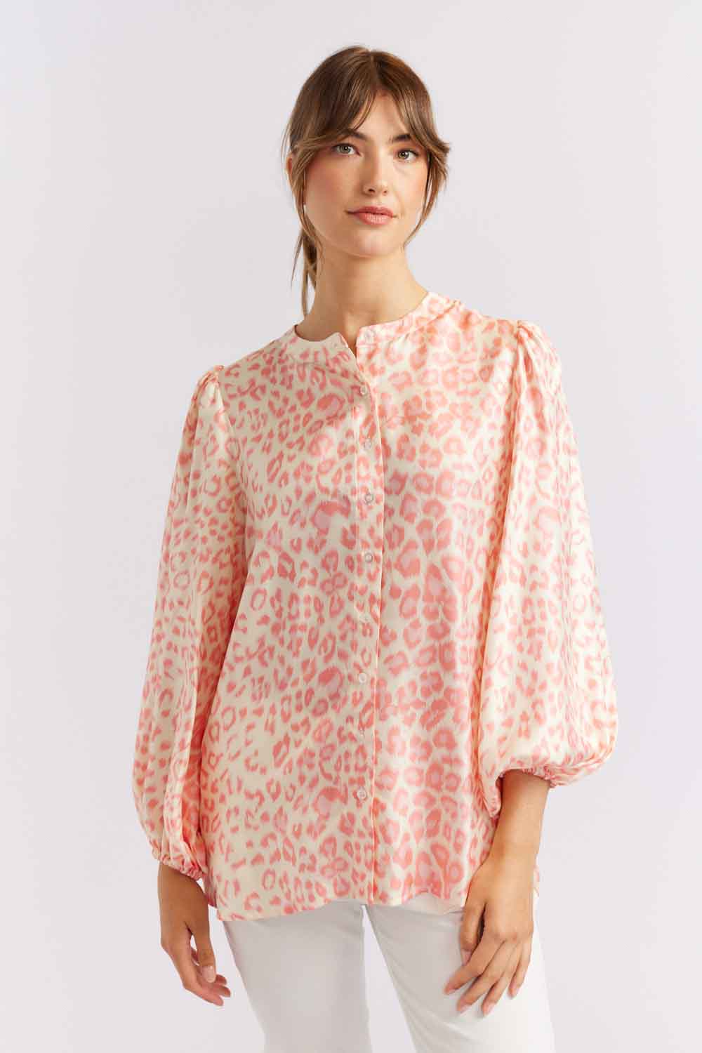 Magnolia Shirt Animal - Pink