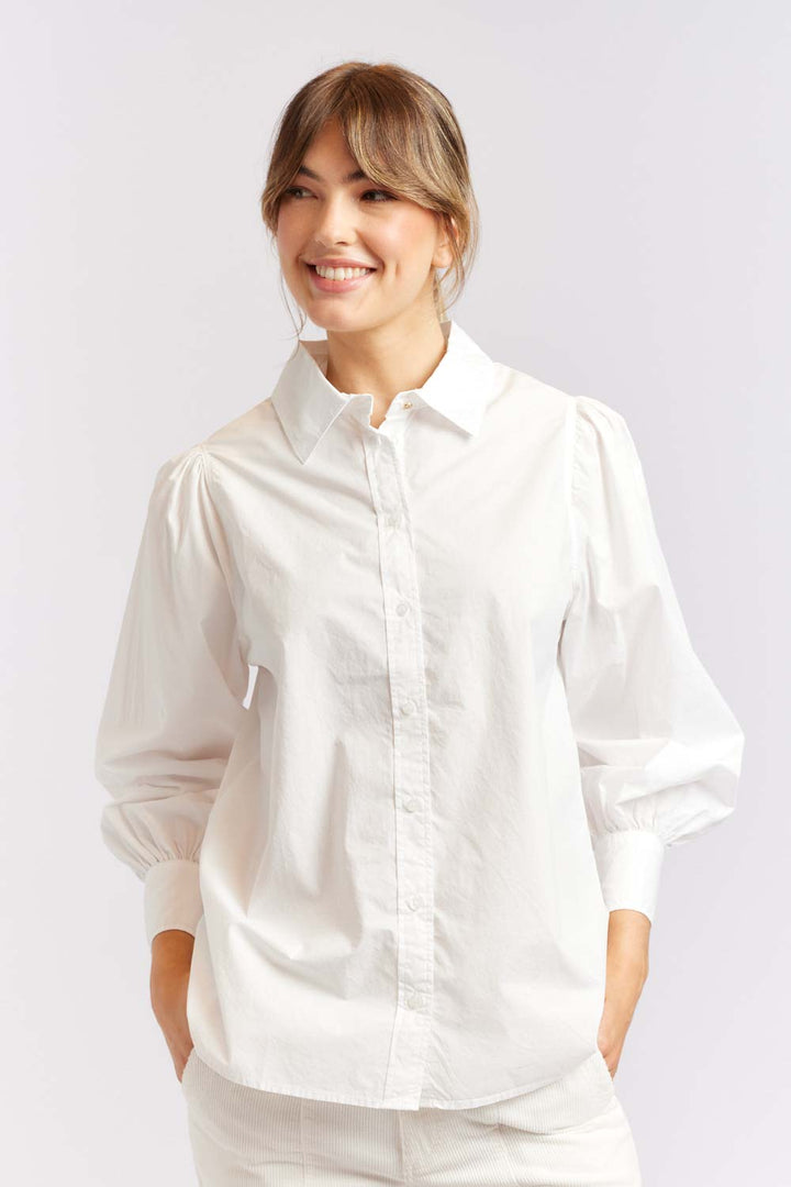 Soho Poplin Shirt - White