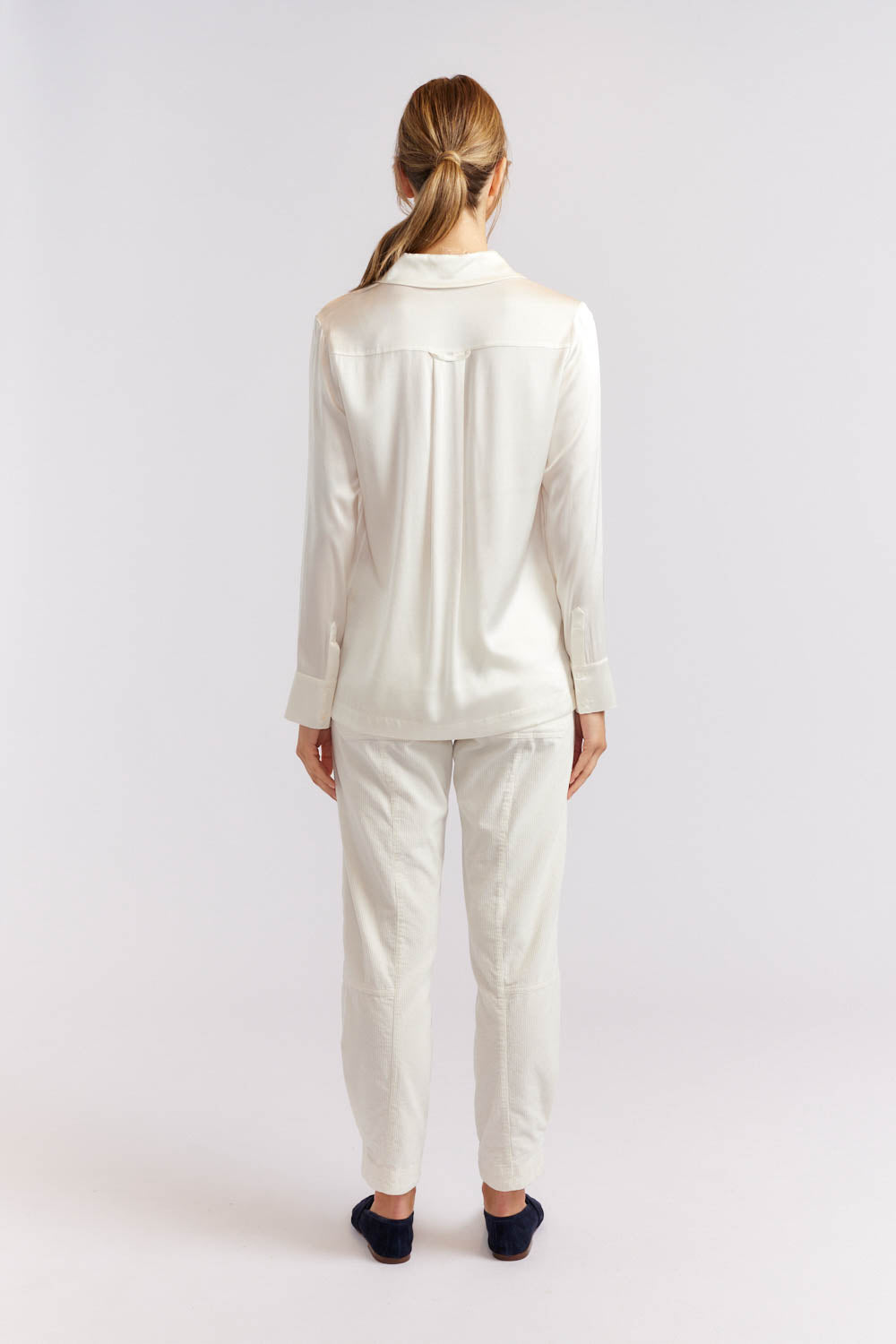 Primrose Silk Shirt - Ivory