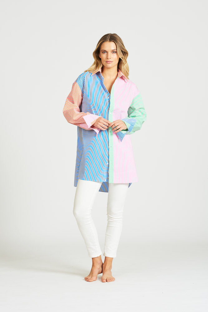 The Boyfriend Shirt - Bright Combo