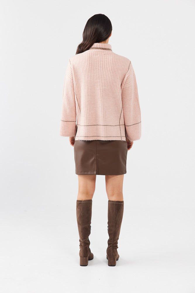 Whistler Knit - Blush Chocolate