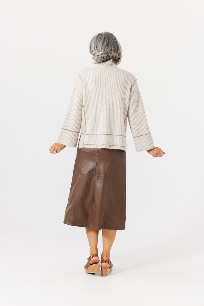 Whistler Knit - Natural Chocolate