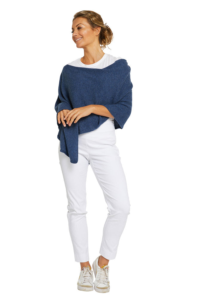 Cashmere Topper - Denim