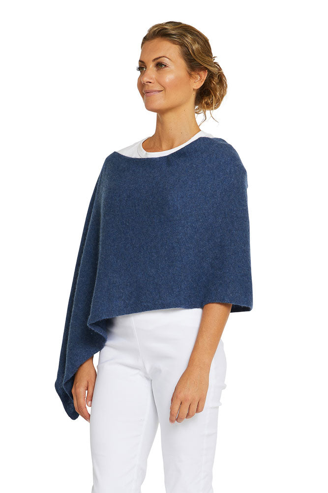 Cashmere Topper - Denim