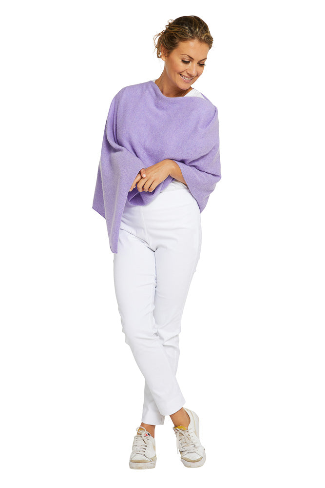 Cashmere Topper - Lilac