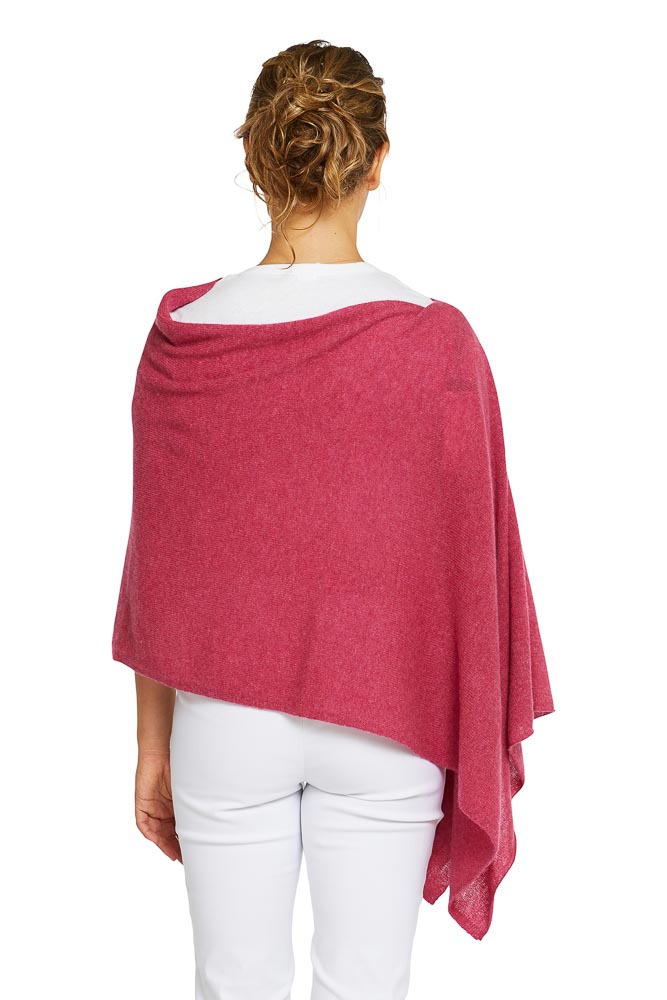 Cashmere Topper - Wild Rose