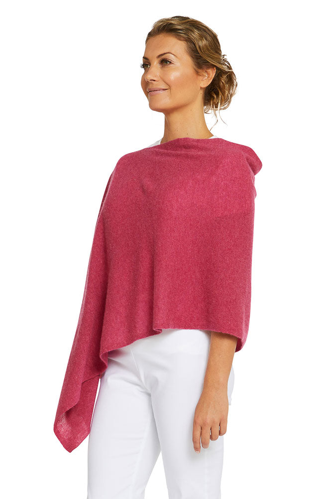 Cashmere Topper - Wild Rose