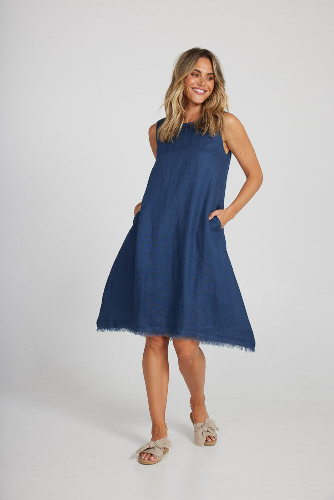 Miranda Dress - Navy