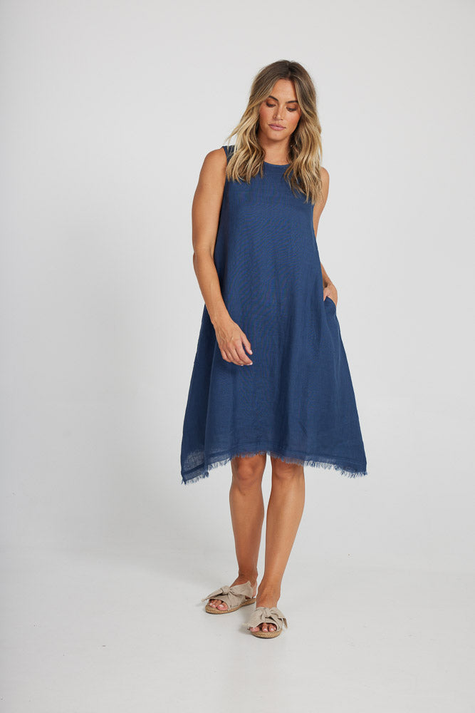 Miranda Dress - Navy