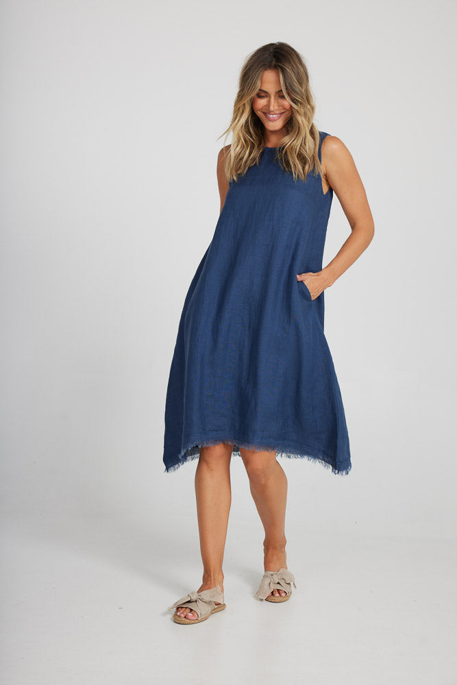 Miranda Dress - Navy