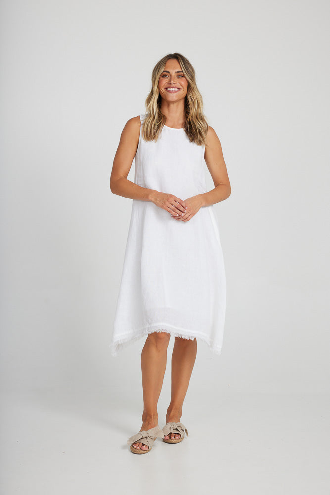 Holiday Miranda Dress - White