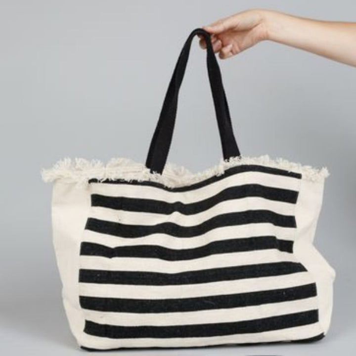 Holiday Trading Sail Away Bag - Black/Natural