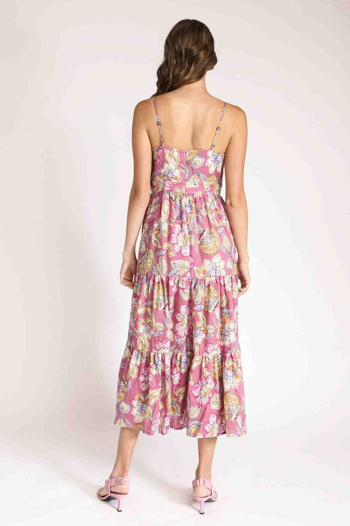 Yvonne Bustier Maxi Dress - Dusty Young Love