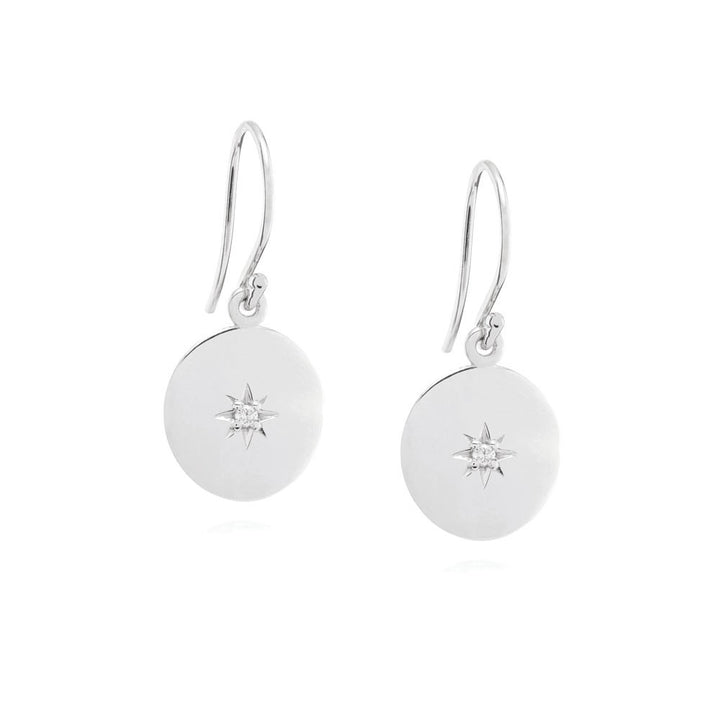 North Star Earrings - Silver