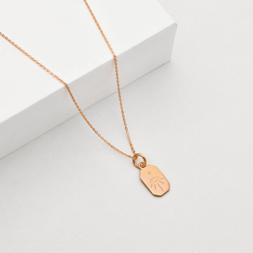 Amulet Necklace - Protection - Rose Gold