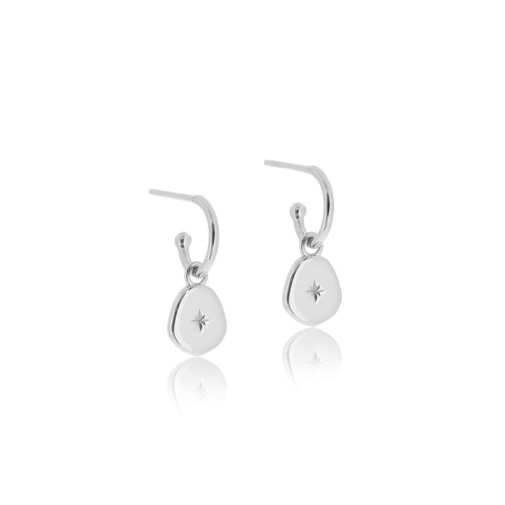 Vega Hoop Earrings - Silver