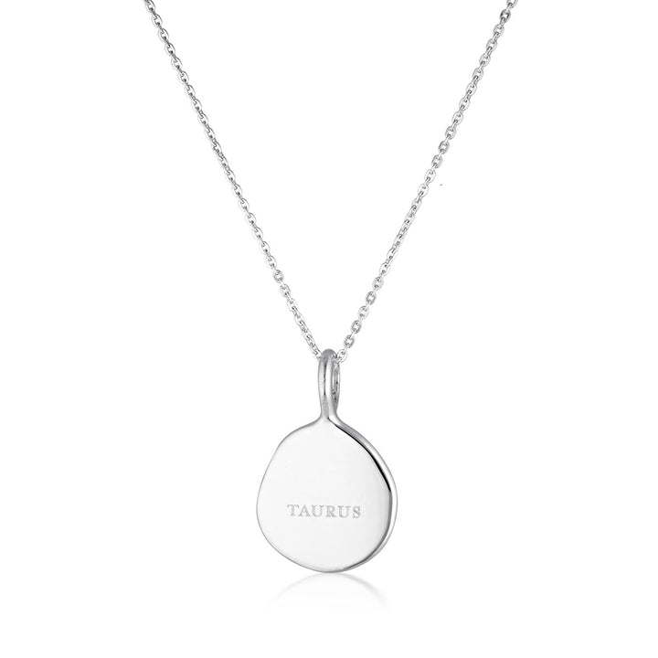 Zodiac Necklace - Taurus - Silver