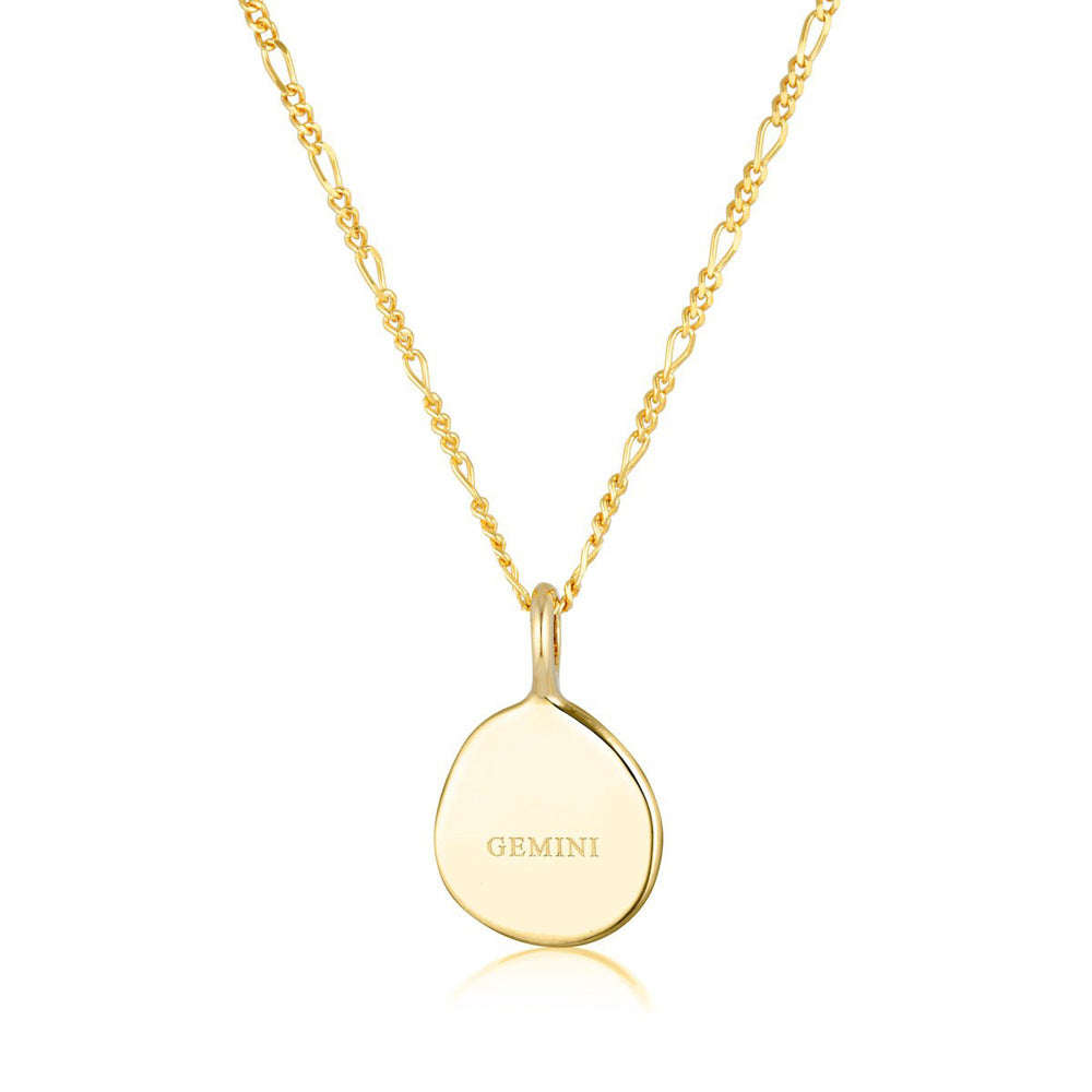 Zodiac Necklace - Leo - Gold