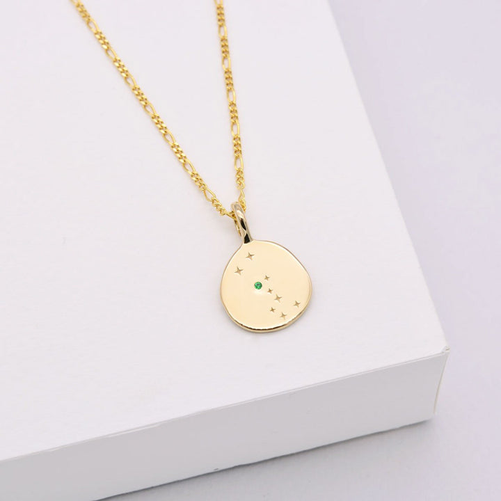 Zodiac Necklace - Taurus - Gold