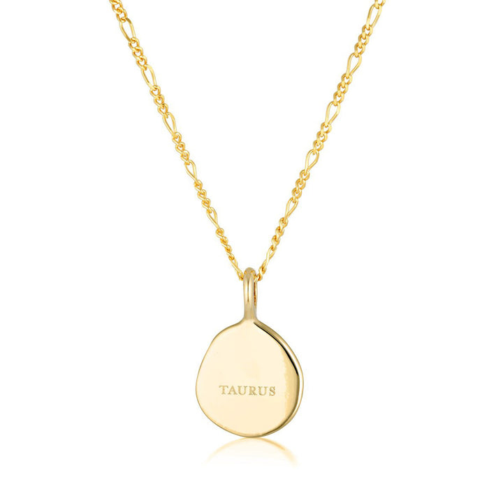 Zodiac Necklace - Taurus - Gold