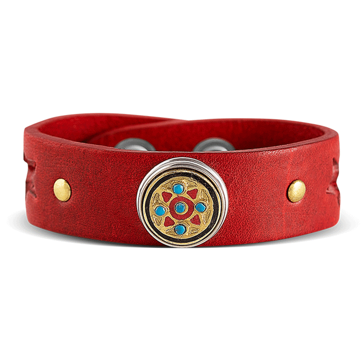 Noosa Amsterdam Original Classic Bracelet - Red Star