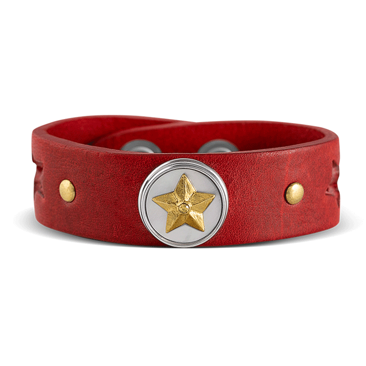 Noosa Amsterdam Original Classic Bracelet - Red Star