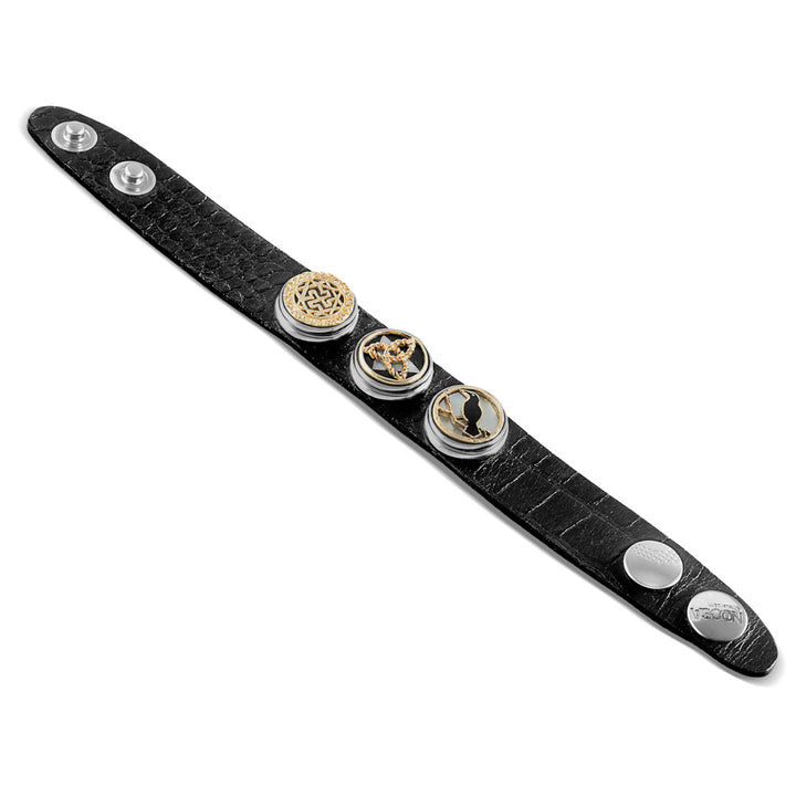 Noosa Amsterdam Original Bracelet - Croc Black