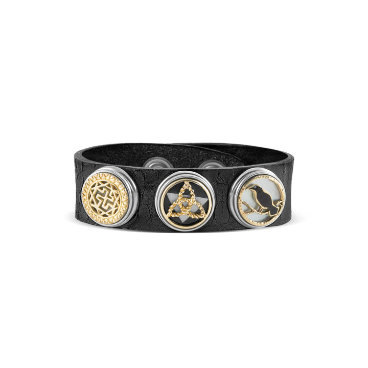 Noosa Amsterdam Original Bracelet - Croc Black