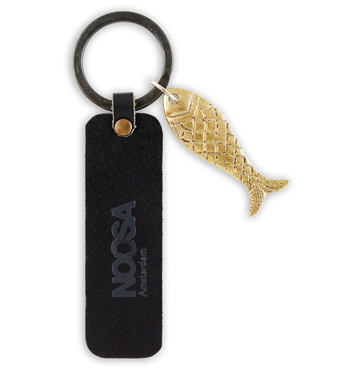 Noosa Amsterdam Keyring - Gold Fish