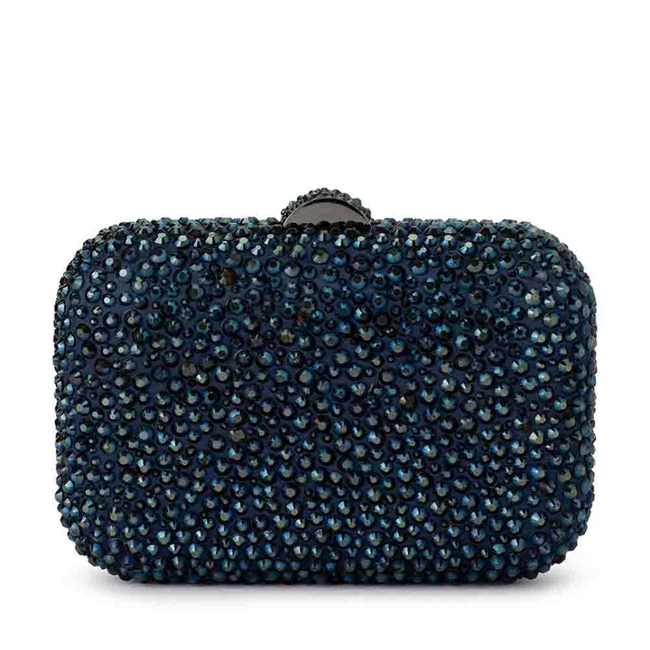 Casey Hot Fix Encrusted Clutch - Blue