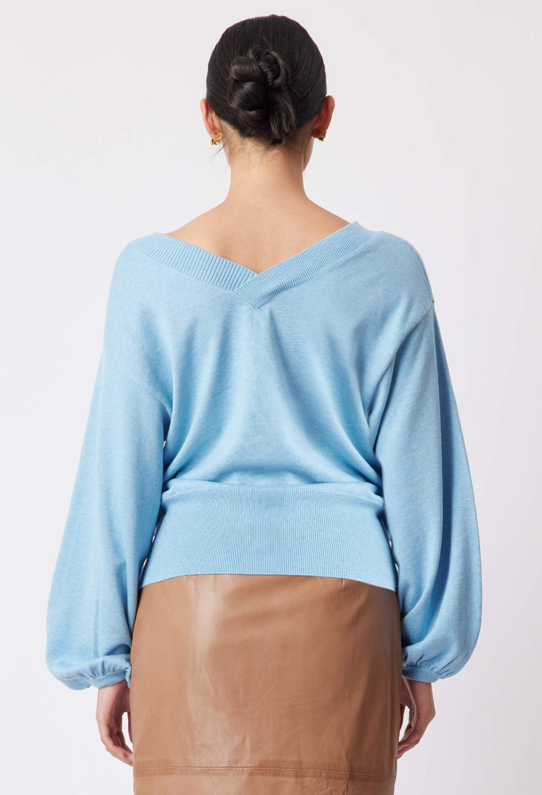 Getty Supima Cashmere Knit - Chambray