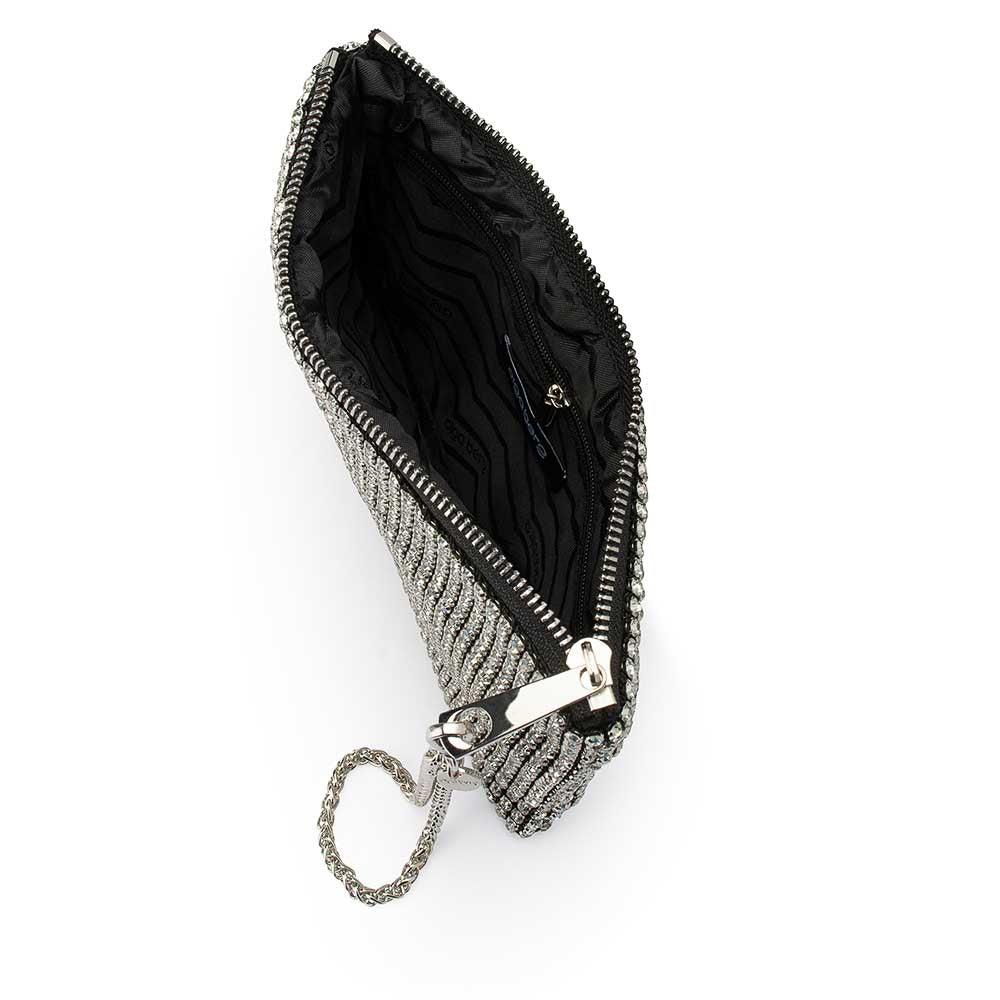 Natalia Crystal Wristlet - Black