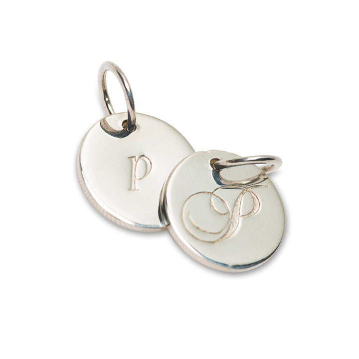 Palas Jewellery Charm - Silver Petite Initial "P"