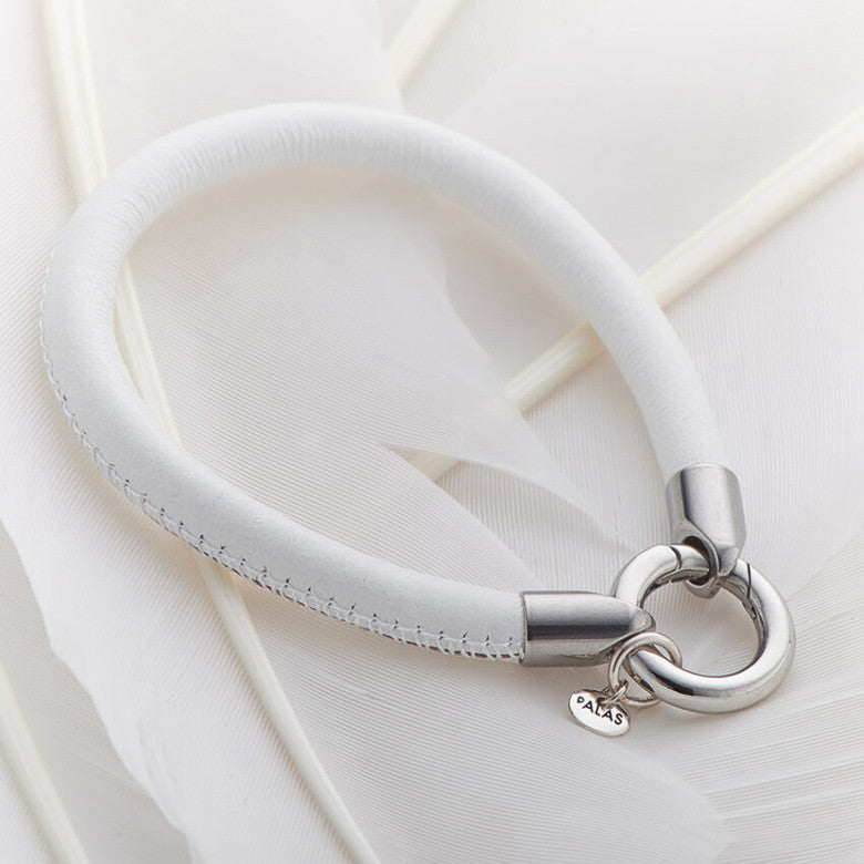 Palas Jewellery Bracelet 3744 - Leather - White