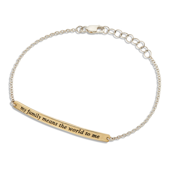 Palas Jewellery Bracelet 3835 - "My Family Means the World to Me"