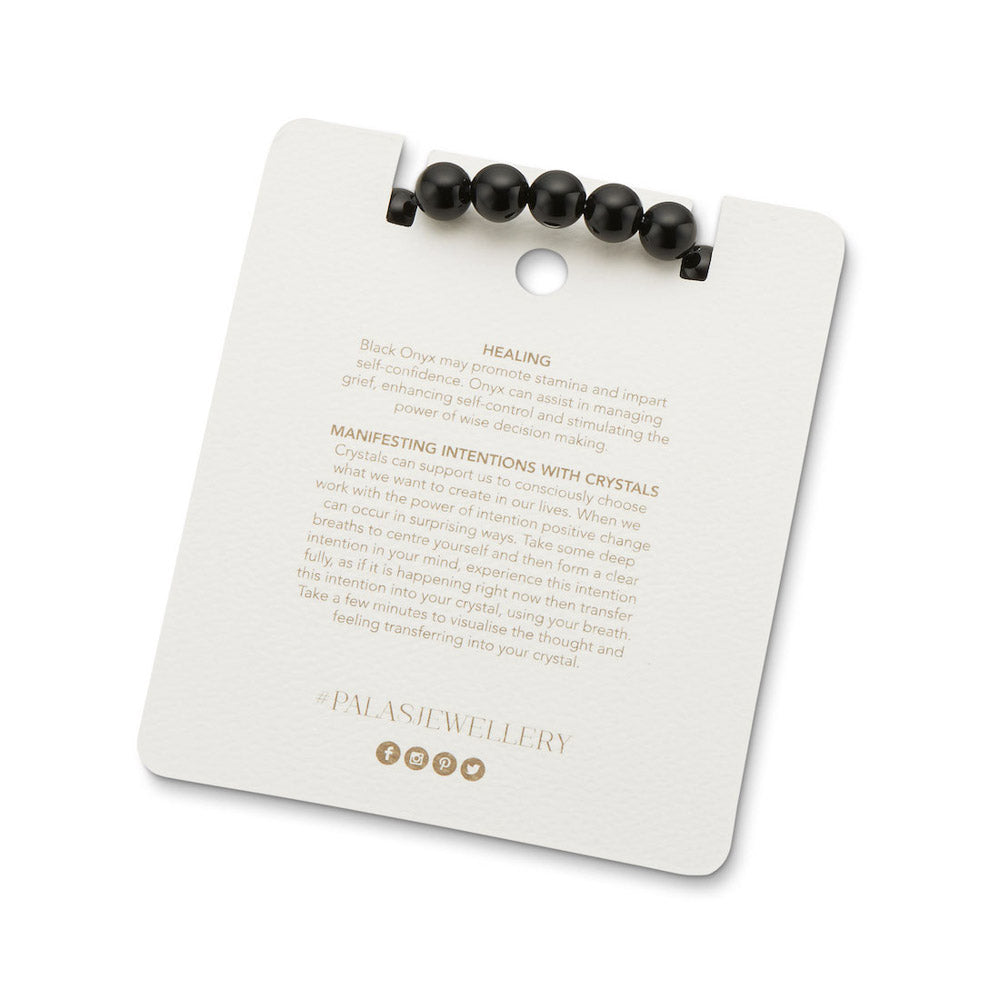 Palas Jewellery Energy Gem Bracelet - Onyx