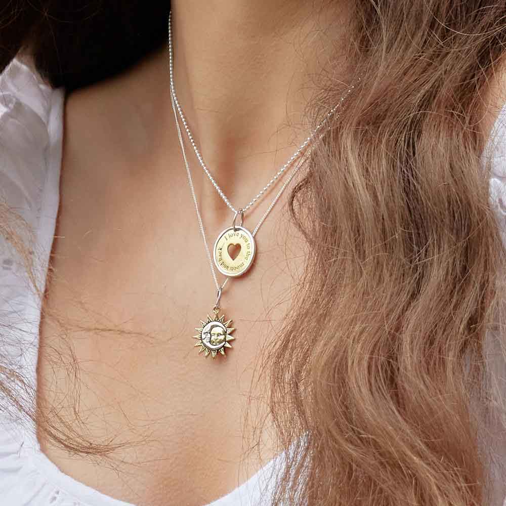 Palas Jewellery Moon & Sun Embrace Charm