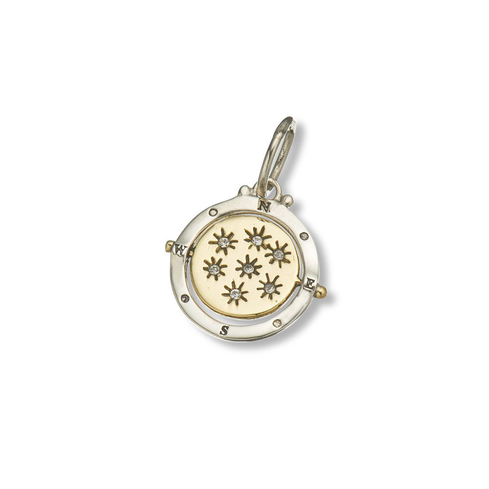 Palas Jewellery Moon & Stars Spinner Charm