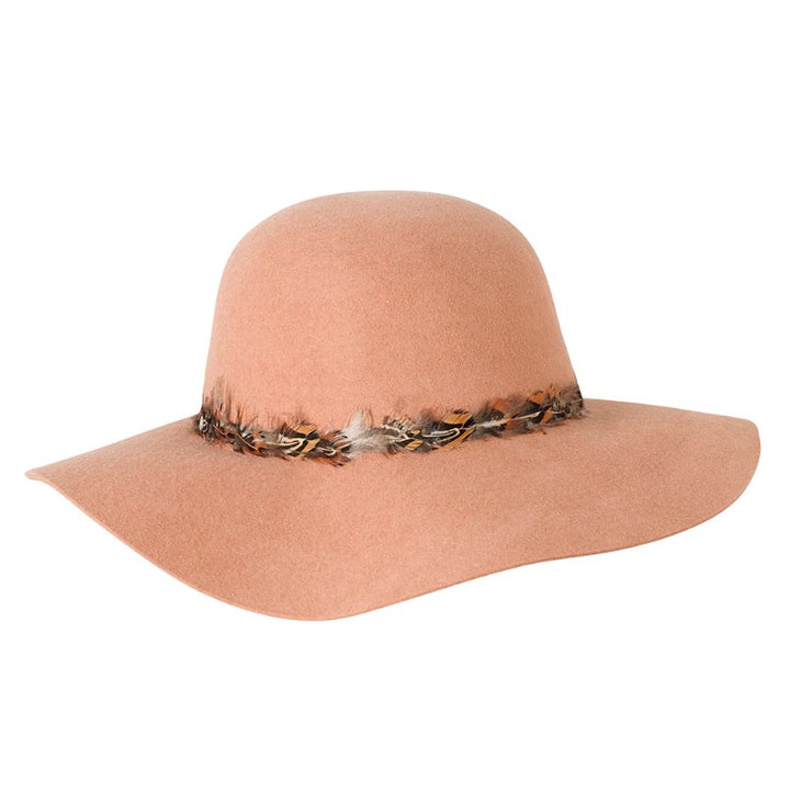 Jessica Round Floppy Hat - Caramel