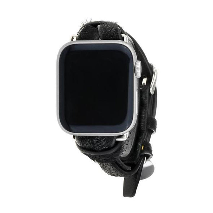 Salty Safari Apple Wrap Watch Band - Black (Textured)