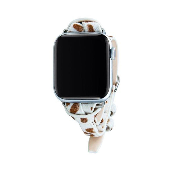 Salty Safari Apple Wrap Watch Band - Cheetah