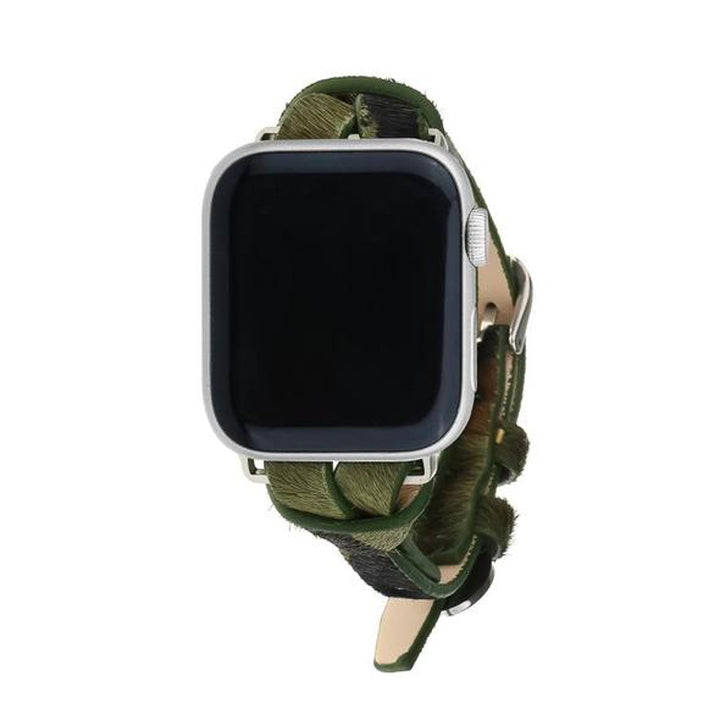 Salty Safari Apple Wrap Watch Band - Olive Safari