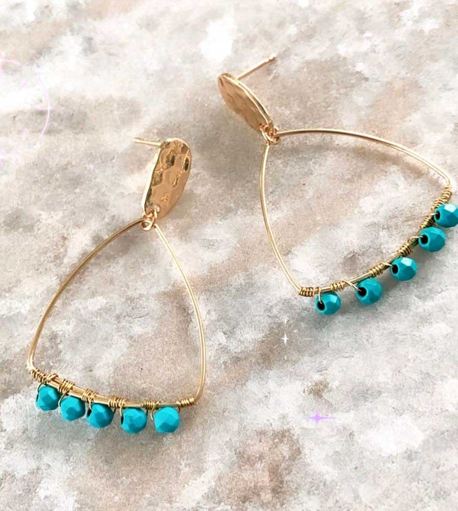 Salty Safari Bella Earrings - Turquoise