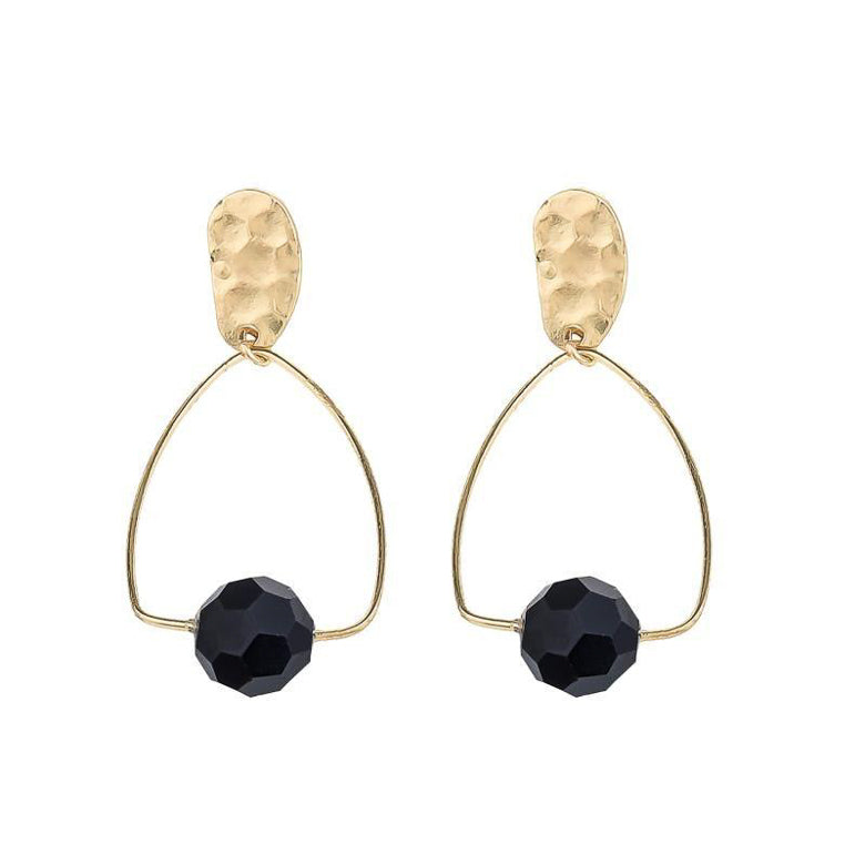 Noosa Living Elle Earrings - Midnight Black