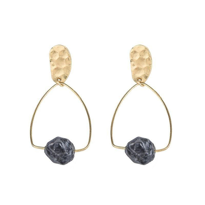 Noosa Living Elle Earrings - Smokey Grey