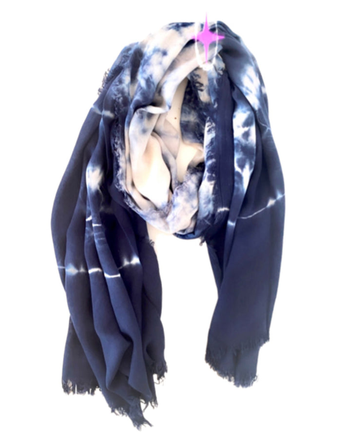 Salty Safari Scarf - Ocean Tie Dye