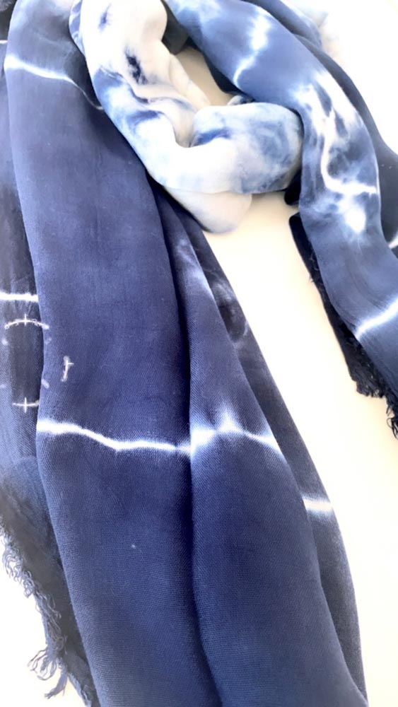 Salty Safari Scarf - Ocean Tie Dye