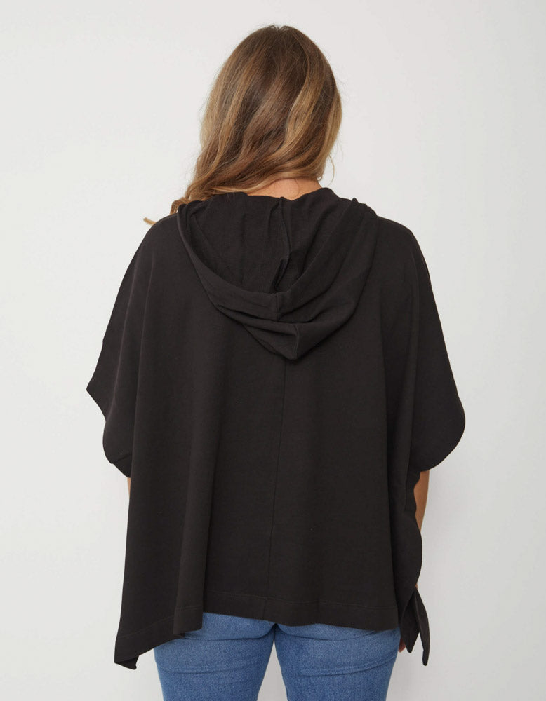 Stella + Gemma Indie Poncho - Vintage Black