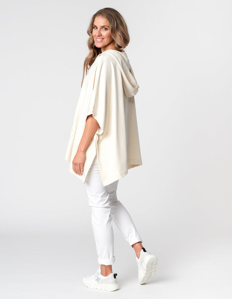 Stella + Gemma Indie Poncho - Vintage White